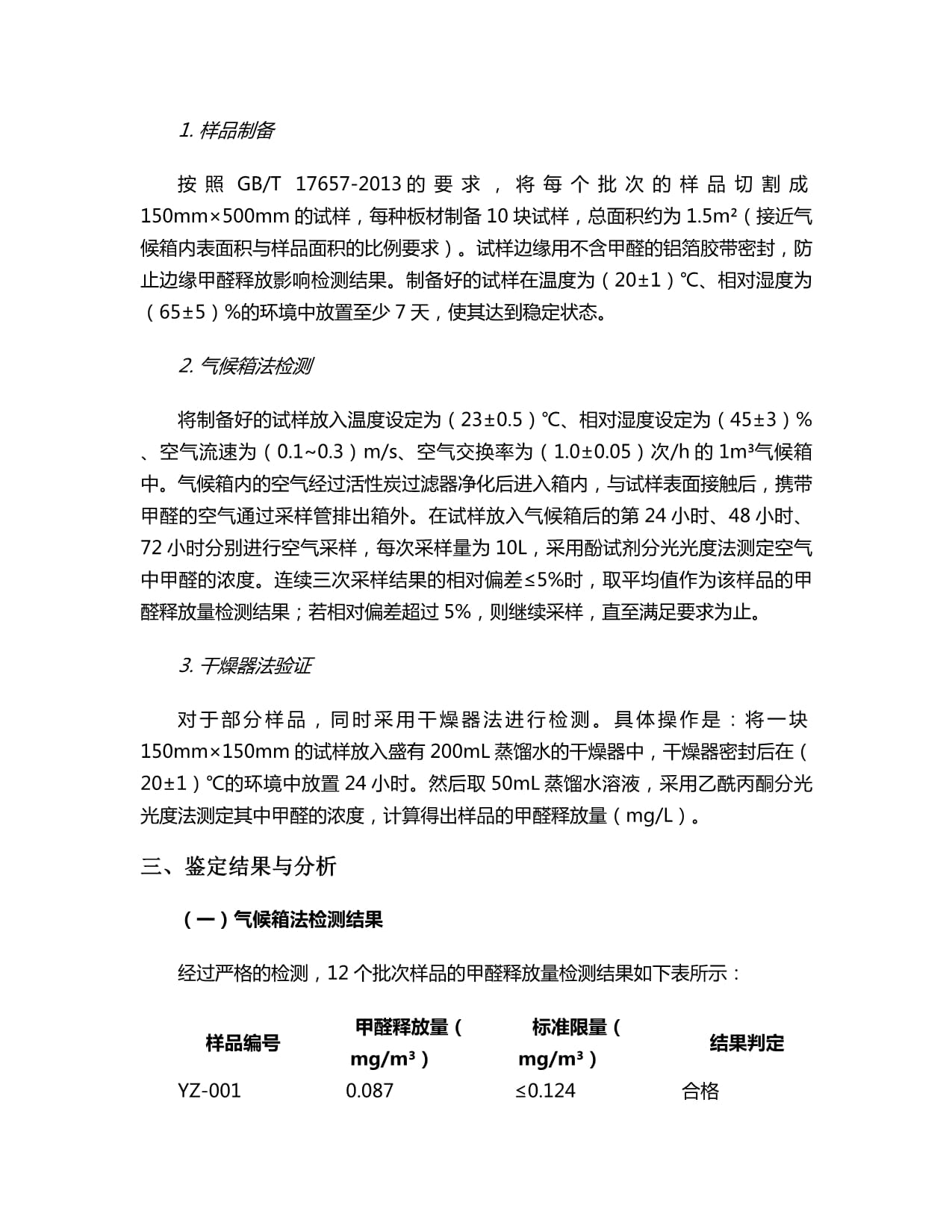 人造板甲醛釋放量鑒定報告解析 標準、方法與風(fēng)險防控